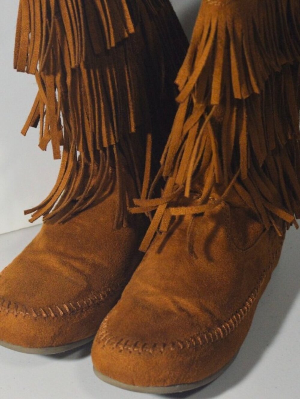 Hot Cakes Size 10 M Girls Pocahontas Boots Halloween Costume